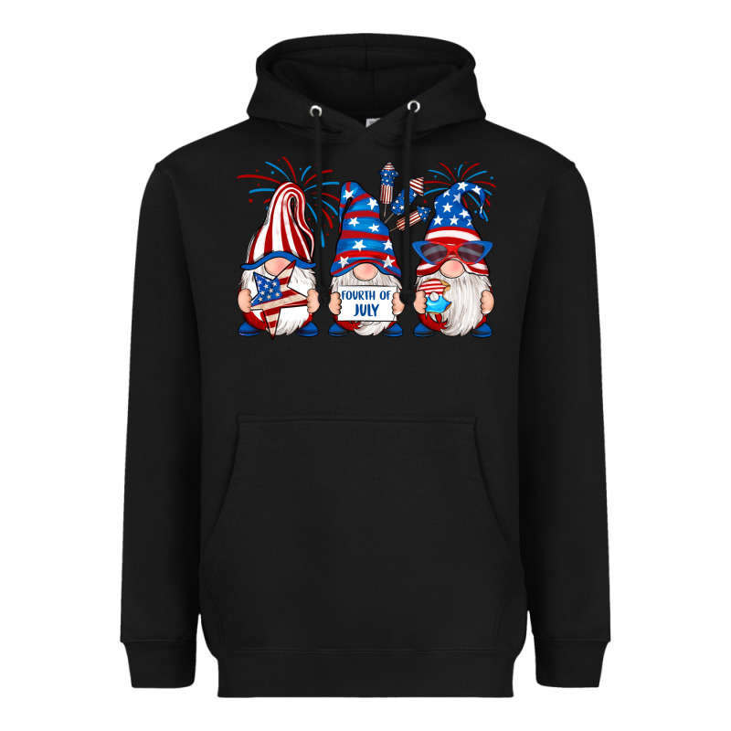Fourth Of July Gnomes Heavyweight Hoodie by RanaPortraitStore | Teevron