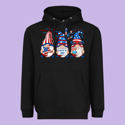 Heavyweight Hoodie fourth of july gnomes