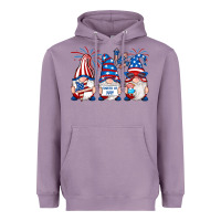 Lavender fourth of july gnomes Heavyweight Hoodie - RanaPortraitStore