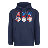 Navy fourth of july gnomes Heavyweight Hoodie - RanaPortraitStore