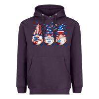Plum fourth of july gnomes Heavyweight Hoodie - RanaPortraitStore