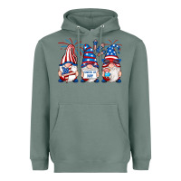 Sage fourth of july gnomes Heavyweight Hoodie - RanaPortraitStore
