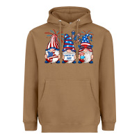 Toasted Coconut fourth of july gnomes Heavyweight Hoodie - RanaPortraitStore