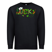 Black st patricks day lucky nurse Premium Sweatshirt - RanaPortraitStore