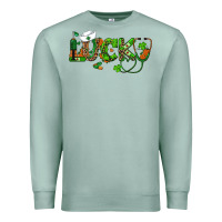 Seafoam st patricks day lucky nurse Premium Sweatshirt - RanaPortraitStore