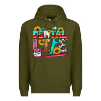 Army Green dental life Premium Hoodie - Artiststas