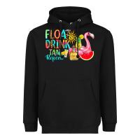 Black float drink tan repeat Heavyweight Hoodie - RanaPortraitStore