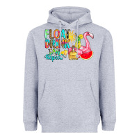 Heather Grey float drink tan repeat Heavyweight Hoodie - RanaPortraitStore