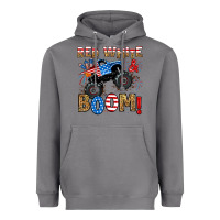 Storm red white boom monster truck Heavyweight Hoodie - RanaPortraitStore
