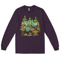 Plum mama bear trees Long Sleeve Tee - BarkalooDesign