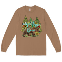 Toasted Coconut mama bear trees Long Sleeve Tee - BarkalooDesign