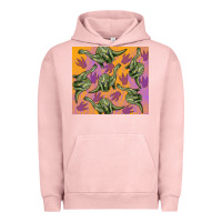 Pigment Salmon dinosaur brontosaurus Urban Hoodie - Artiststas
