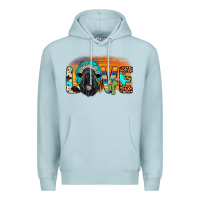 Blue Mist love black angus indian headdress Premium Hoodie - JahusDesignShop