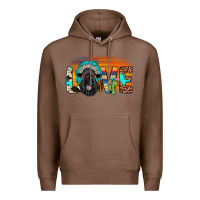 Chestnut love black angus indian headdress Premium Hoodie - JahusDesignShop