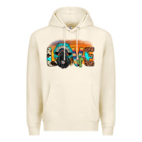 Tofu love black angus indian headdress Premium Hoodie - JahusDesignShop