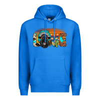 True Royal love black angus indian headdress Premium Hoodie - JahusDesignShop