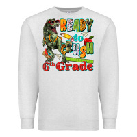Oatmeal Heather ready to crush sixth grade Premium Sweatshirt - texasbilliewilder