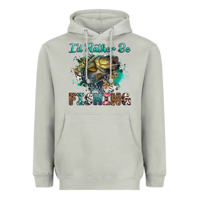 I'd Rather Be Fishing Heavyweight Hoodie by RanaPortraitStore | Teevron