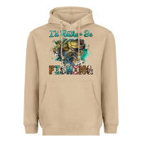 Mushroom i'd rather be fishing Heavyweight Hoodie - RanaPortraitStore