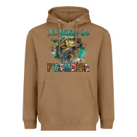 Toasted Coconut i'd rather be fishing Heavyweight Hoodie - RanaPortraitStore