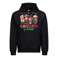 Black cafecito y chisme coffee cups Urban Hoodie - Jasminsmagicworld