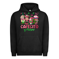 Pigment Black cafecito y chisme coffee cups Urban Hoodie - Jasminsmagicworld