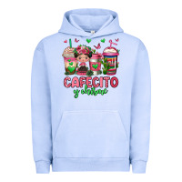 Pigment Grape Ice cafecito y chisme coffee cups Urban Hoodie - Jasminsmagicworld