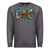 Charcoal Heather kinda busy being a dog mom Premium Sweatshirt - Zillion Design Studio