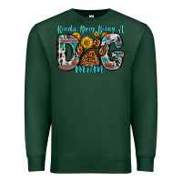 Sports Green kinda busy being a dog mom Premium Sweatshirt - Zillion Design Studio