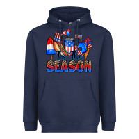 Navy tis' the season Heavyweight Hoodie - RanaPortraitStore