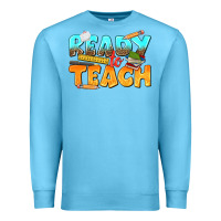 Ocean Blue ready to teach Premium Sweatshirt - texasbilliewilder