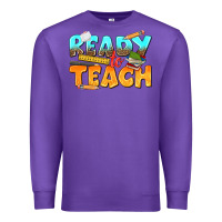 Purple ready to teach Premium Sweatshirt - texasbilliewilder