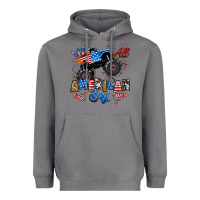 Storm fourth of july monster truck all american boy Heavyweight Hoodie - RanaPortraitStore
