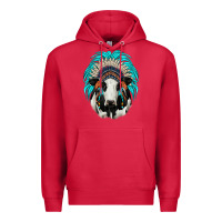 Cardinal holstein indian headdress Premium Hoodie - JahusDesignShop