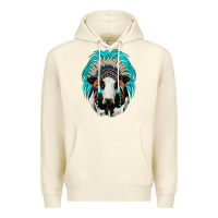 Sandshell holstein indian headdress Premium Hoodie - JahusDesignShop