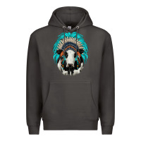 Smoke holstein indian headdress Premium Hoodie - JahusDesignShop