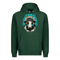 Sports Green holstein indian headdress Premium Hoodie - JahusDesignShop