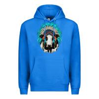 True Royal holstein indian headdress Premium Hoodie - JahusDesignShop