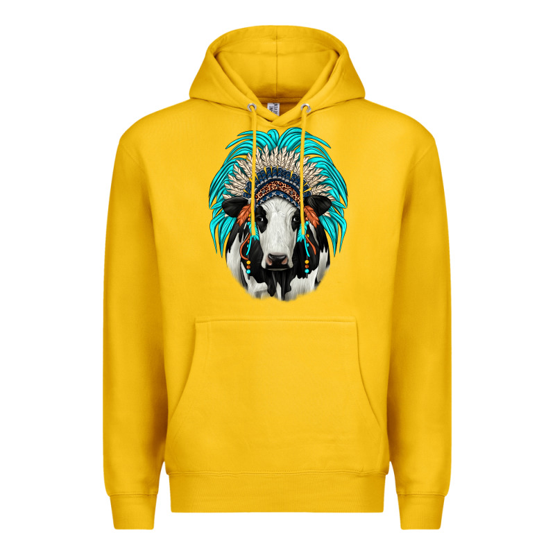Holstein Indian Headdress Premium Hoodie by JahusDesignShop | Teevron