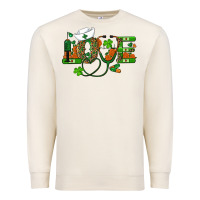 Sandshell st patricks day love nurse Premium Sweatshirt - RanaPortraitStore