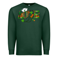 Sports Green st patricks day love nurse Premium Sweatshirt - RanaPortraitStore