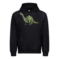 Black dinosaur brontosaurus Urban Hoodie - Artiststas