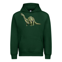 Forest Green dinosaur brontosaurus Urban Hoodie - Artiststas