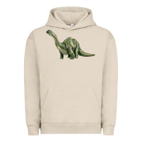 Pigment French Oak dinosaur brontosaurus Urban Hoodie - Artiststas