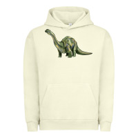 Pigment Pistachio dinosaur brontosaurus Urban Hoodie - Artiststas