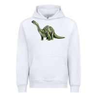 White dinosaur brontosaurus Urban Hoodie - Artiststas