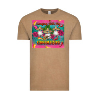Vintage Coffee mexican hanging with my gnomigos Vintage Tee - Artiststas