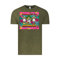 Vintage Olive mexican hanging with my gnomigos Vintage Tee - Artiststas