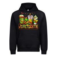 Black juneteenth afro coffee cups Urban Hoodie - Jasminsmagicworld