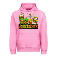 Fuchsia Pink juneteenth afro coffee cups Urban Hoodie - Jasminsmagicworld